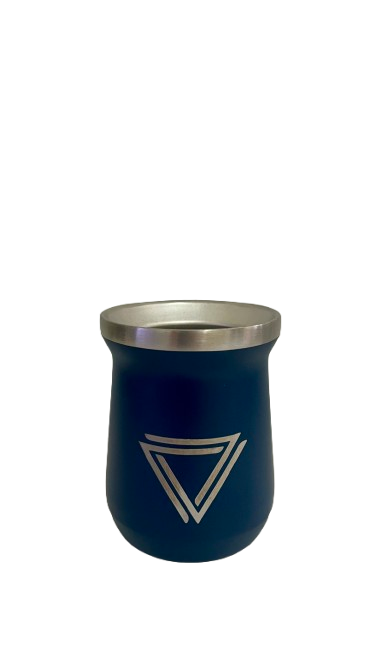 Cuia Térmica Triangulo 236ml Cor Azul
